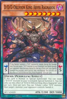 D/D/D Oblivion King Abyss Ragnarok (Starfoil) [Star Pack - Battle Royal] [SP17-EN029] | Gear Gaming Bentonville