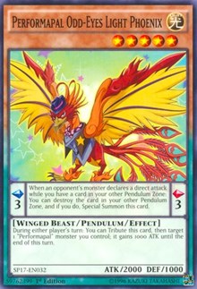 Performapal Odd-Eyes Light Phoenix (Starfoil) [Star Pack - Battle Royal] [SP17-EN032] | Gear Gaming Bentonville