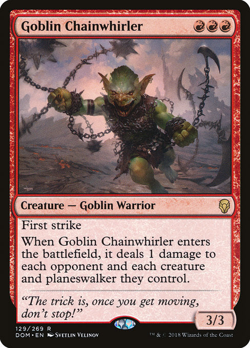 Goblin Chainwhirler [Dominaria] | Gear Gaming Bentonville