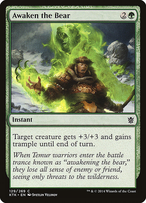 Awaken the Bear [Khans of Tarkir] | Gear Gaming Bentonville