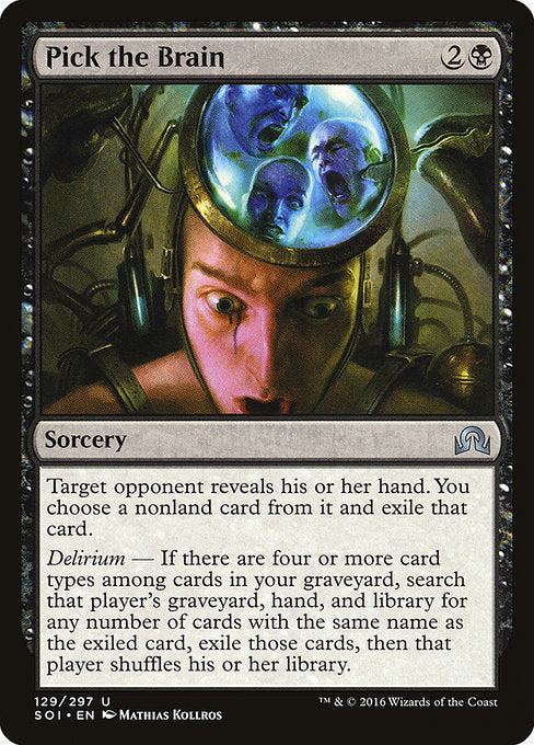 Pick the Brain [Shadows over Innistrad] | Gear Gaming Bentonville