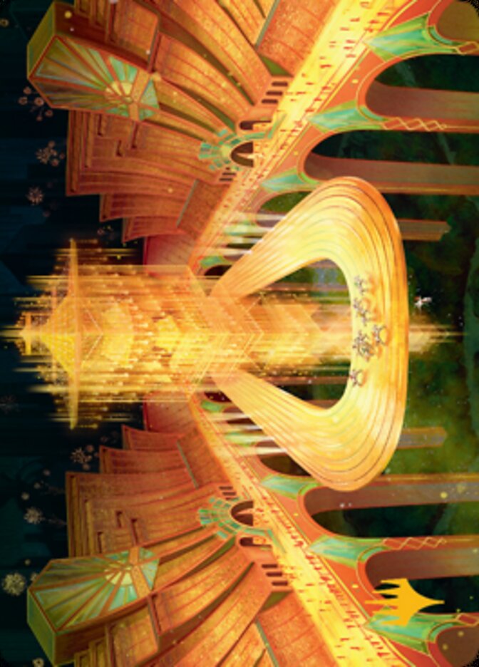 Racers' Ring Art Card (Gold-Stamped Signature) [Streets of New Capenna Art Series] | Gear Gaming Bentonville