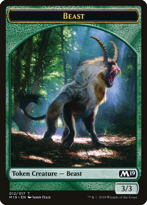 Beast Token [Core Set 2019] | Gear Gaming Bentonville