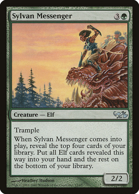 Sylvan Messenger [Duel Decks: Elves vs. Goblins] | Gear Gaming Bentonville