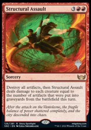 Structural Assault (Promo Pack) [Streets of New Capenna Promos] | Gear Gaming Bentonville