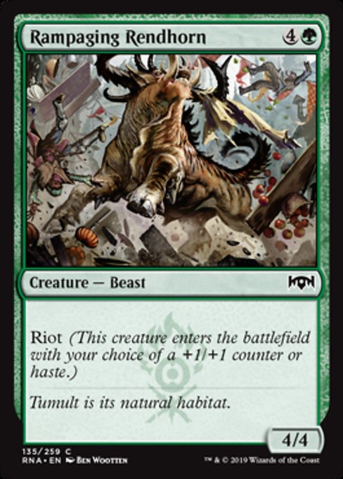 Rampaging Rendhorn [Ravnica Allegiance] | Gear Gaming Bentonville
