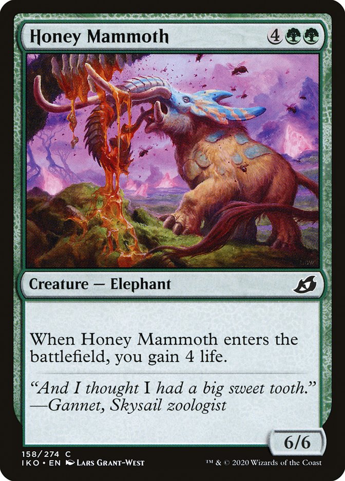 Honey Mammoth [Ikoria: Lair of Behemoths] | Gear Gaming Bentonville