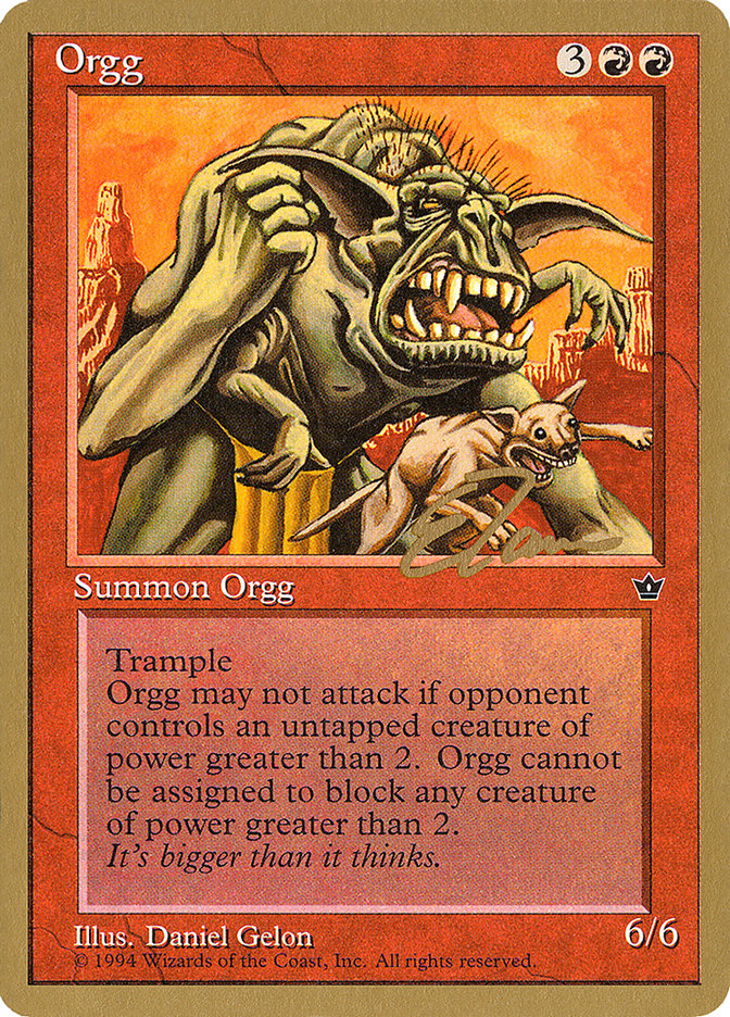 Orgg (Eric Tam) [Pro Tour Collector Set] | Gear Gaming Bentonville