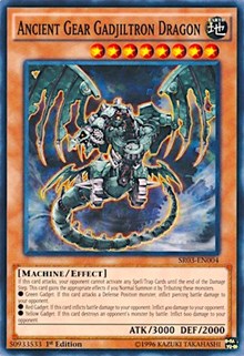 Ancient Gear Gadjiltron Dragon [Structure Deck: Machine Reactor] [SR03-EN004] | Gear Gaming Bentonville