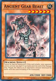 Ancient Gear Beast [Structure Deck: Machine Reactor] [SR03-EN007] | Gear Gaming Bentonville