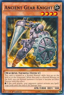 Ancient Gear Knight [Structure Deck: Machine Reactor] [SR03-EN009] | Gear Gaming Bentonville