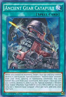 Ancient Gear Catapult [Structure Deck: Machine Reactor] [SR03-EN021] | Gear Gaming Bentonville