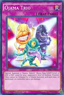 Ojama Trio [Structure Deck: Dinosmasher's Fury] [SR04-EN034] | Gear Gaming Bentonville