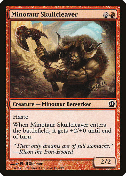 Minotaur Skullcleaver [Theros] | Gear Gaming Bentonville