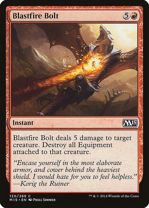 Blastfire Bolt [Magic 2015 (M15)] | Gear Gaming Bentonville