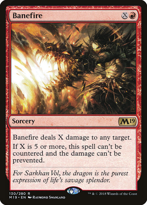 Banefire [Core Set 2019] | Gear Gaming Bentonville