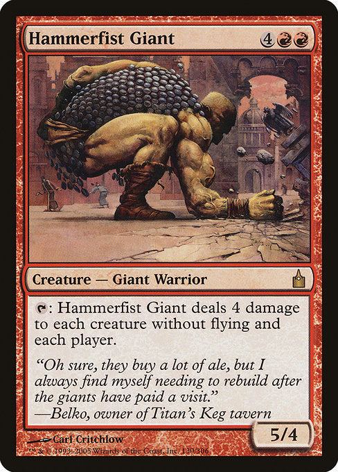 Hammerfist Giant [Ravnica: City of Guilds] | Gear Gaming Bentonville