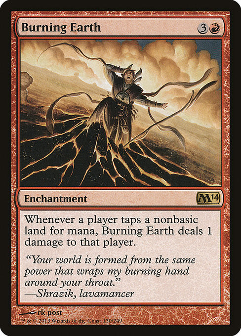 Burning Earth [Magic 2014 (M14)] | Gear Gaming Bentonville