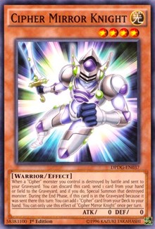 Cipher Mirror Knight [Duelist Pack: Dimensional Guardians] [DPDG-EN037] | Gear Gaming Bentonville