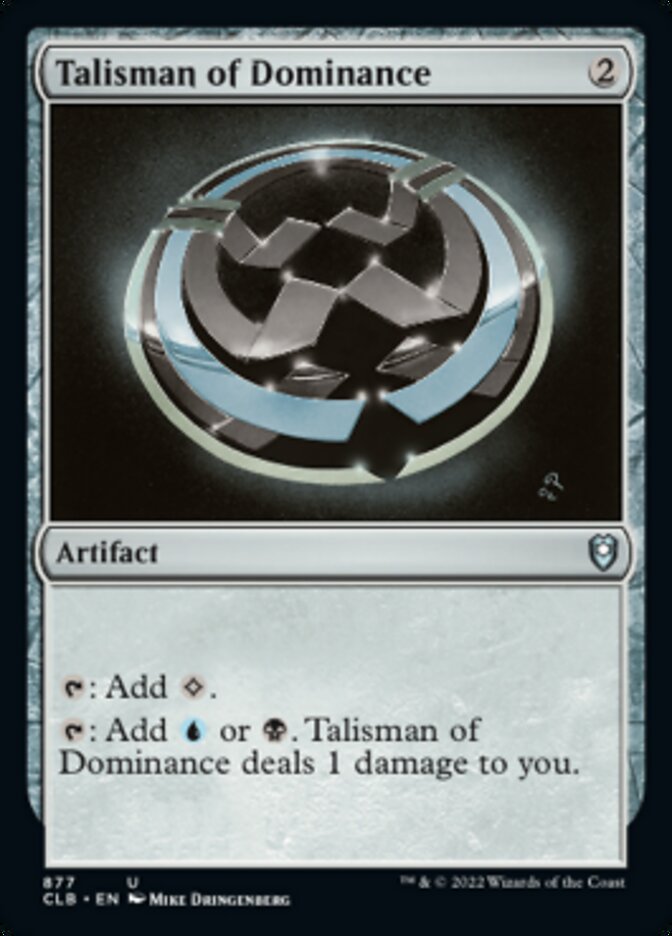 Talisman of Dominance [Commander Legends: Battle for Baldur's Gate] | Gear Gaming Bentonville