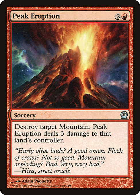 Peak Eruption [Theros] | Gear Gaming Bentonville