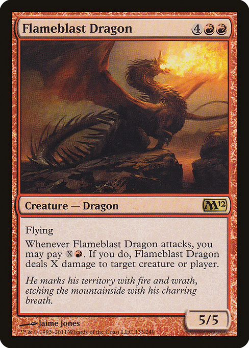 Flameblast Dragon [Magic 2012 (M12)] | Gear Gaming Bentonville