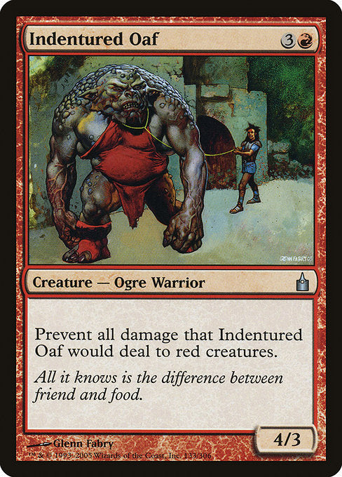 Indentured Oaf [Ravnica: City of Guilds] | Gear Gaming Bentonville