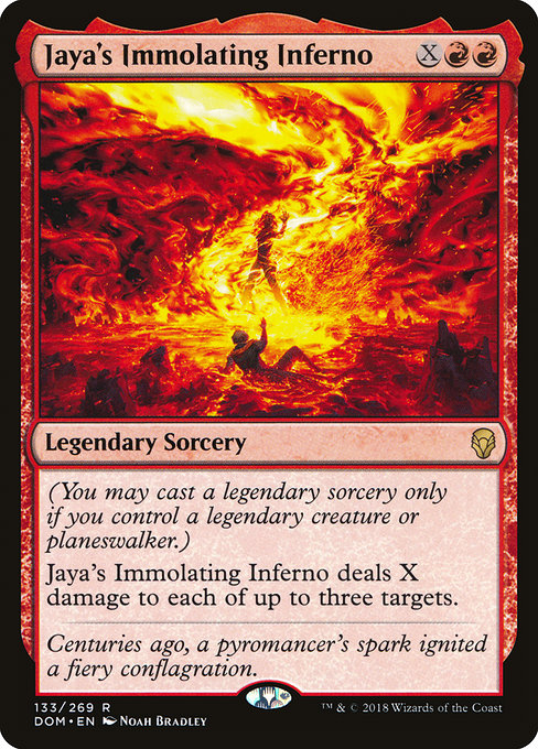 Jaya's Immolating Inferno [Dominaria] | Gear Gaming Bentonville