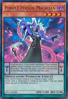 Purple Poison Magician [Pendulum Evolution] [PEVO-EN006] | Gear Gaming Bentonville