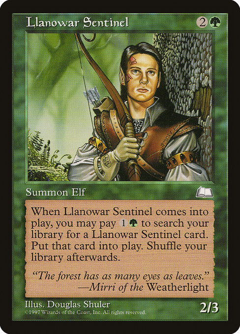 Llanowar Sentinel [Weatherlight] | Gear Gaming Bentonville