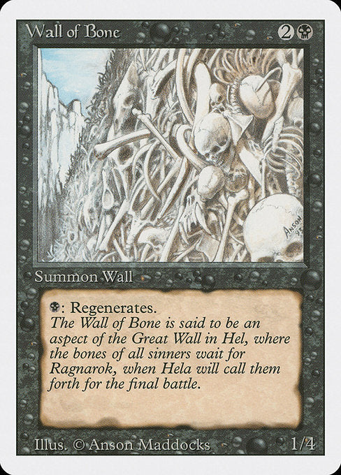 Wall of Bone [Revised Edition] | Gear Gaming Bentonville