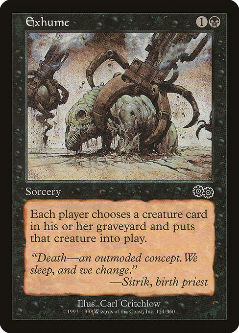 Exhume [Urza's Saga] | Gear Gaming Bentonville