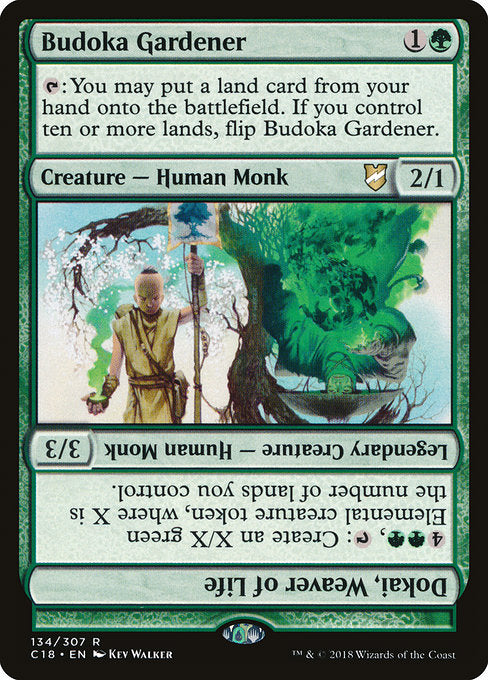 Budoka Gardener // Dokai, Weaver of Life [Commander 2018] | Gear Gaming Bentonville