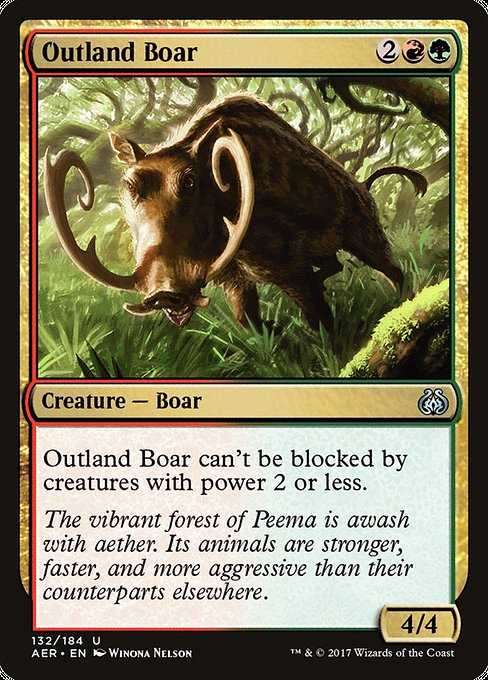 Outland Boar [Aether Revolt] | Gear Gaming Bentonville