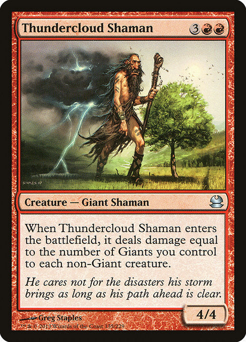 Thundercloud Shaman [Modern Masters] | Gear Gaming Bentonville