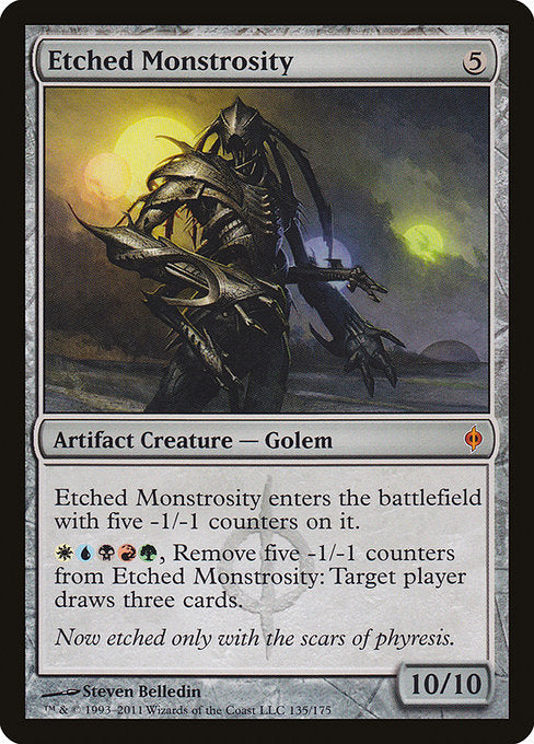 Etched Monstrosity [New Phyrexia] | Gear Gaming Bentonville