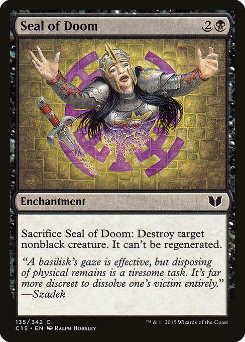 Seal of Doom [Commander 2015] | Gear Gaming Bentonville