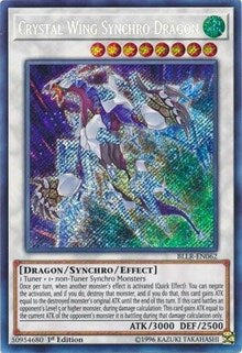 Crystal Wing Synchro Dragon [Battles of Legend: Light's Revenge] [BLLR-EN062] | Gear Gaming Bentonville