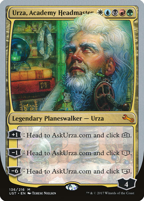 Urza, Academy Headmaster [Unstable] | Gear Gaming Bentonville