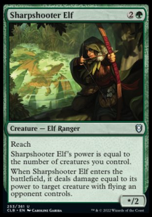 Sharpshooter Elf [Commander Legends: Battle for Baldur's Gate] | Gear Gaming Bentonville