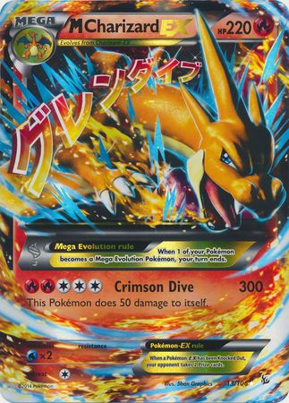 M Charizard EX (13/106) (Jumbo Card) [XY: Flashfire] | Gear Gaming Bentonville