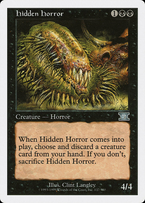 Hidden Horror [Classic Sixth Edition] | Gear Gaming Bentonville