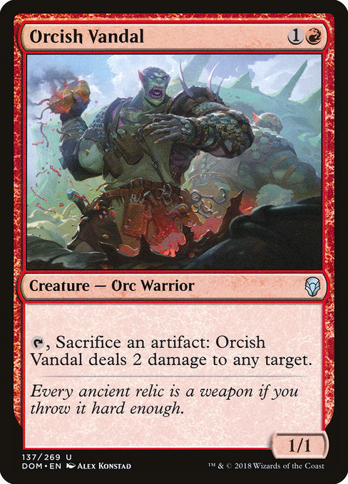 Orcish Vandal [Dominaria] | Gear Gaming Bentonville