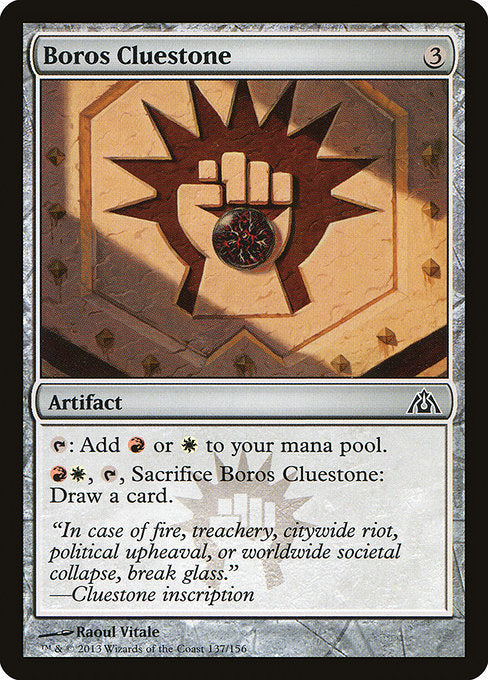 Boros Cluestone [Dragon's Maze] | Gear Gaming Bentonville