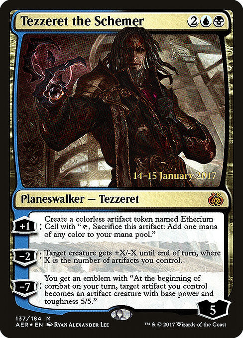 Tezzeret the Schemer [Prerelease Cards] | Gear Gaming Bentonville