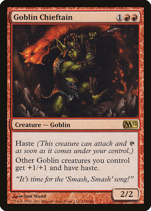 Goblin Chieftain [Magic 2012 (M12)] | Gear Gaming Bentonville