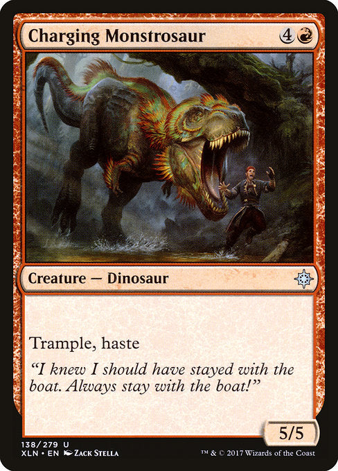 Charging Monstrosaur [Ixalan] | Gear Gaming Bentonville