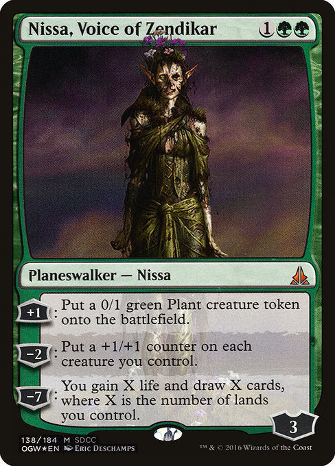 Nissa, Voice of Zendikar SDCC 2016 EXCLUSIVE [Media Promos] | Gear Gaming Bentonville