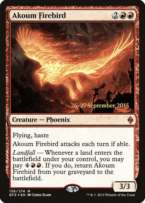 Akoum Firebird [Prerelease Cards] | Gear Gaming Bentonville