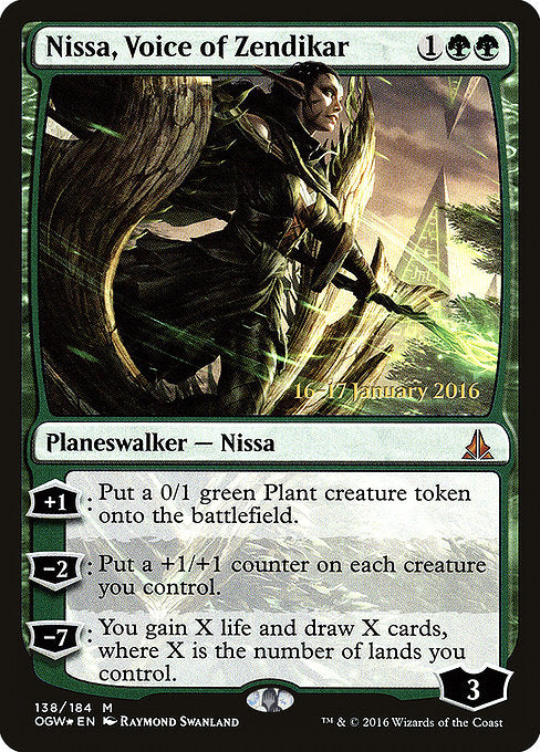 Nissa, Voice of Zendikar [Prerelease Cards] | Gear Gaming Bentonville